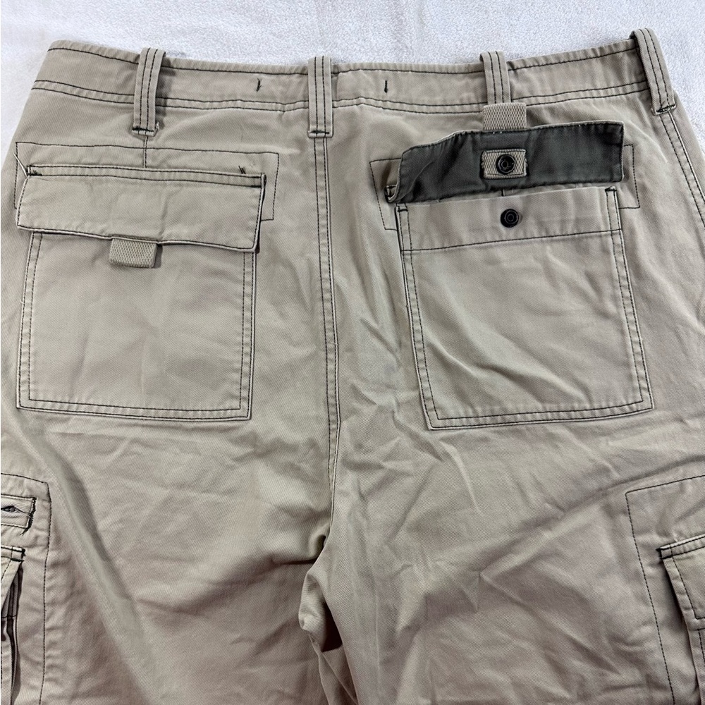 Oldβ Navy Menβs Cargo Convertible Pants Khaki Beige 36x30 Zip-Off Hiking Outdoor - Picture 8 of 14